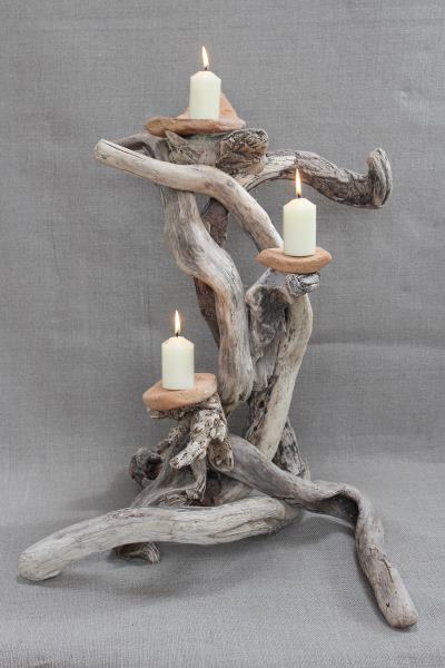 Driftwood Candle Holder